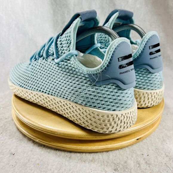 adidas Pharrell x Tennis Hu Ice Blue Men’s Size 8 Sneakers Shoes - Picture 6 of 8